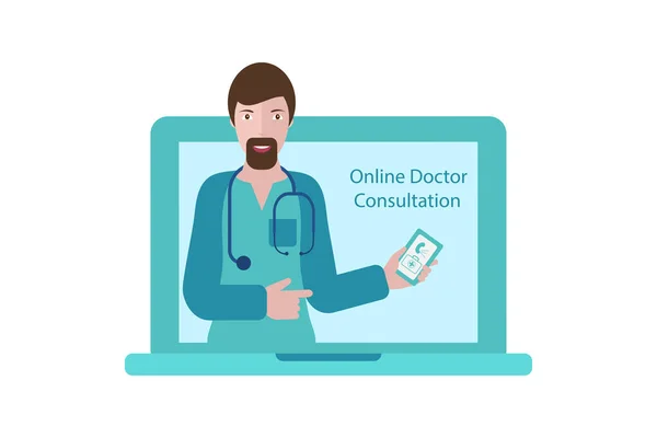 Doktor konsültasyonu. Görüntü.