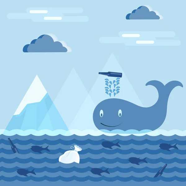 Klimawandel - 3. Illustration. — Stockvektor