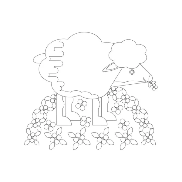 Çayırdaki kuzu. Zenart.