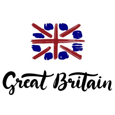 Ulusal bayrak renginde fırça darbeleri. Vektör illüstrasyonu