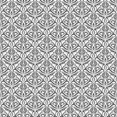 Çiçek süsleme elementleriyle kusursuz Victoria deseni. 