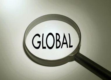 Küresel sözle Büyüteç. Global arama