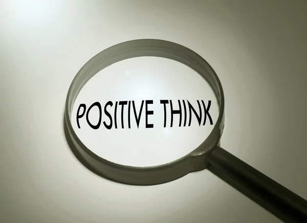 Buscando pensamento positivo — Fotografia de Stock