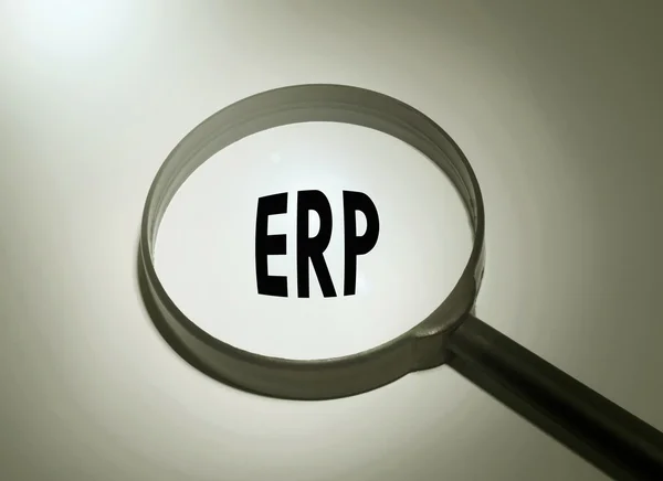 ERP (Enterprise resourceplanning) — Stockfoto