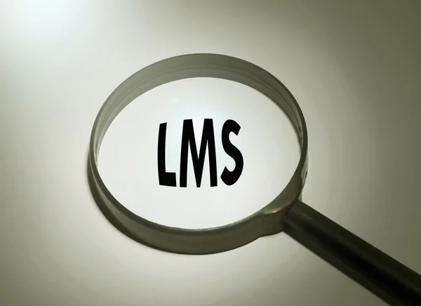 LMS (Sistema de gestión del aprendizaje) ) — Foto de Stock