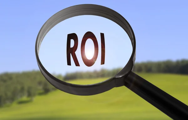 ROI (retorno do investimento ) — Fotografia de Stock