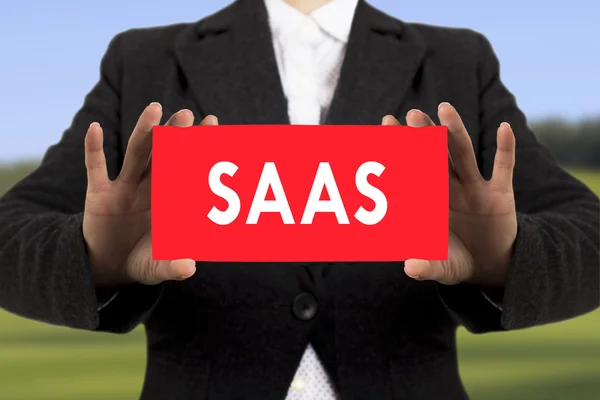 SAAS (software como serviço ) — Fotografia de Stock