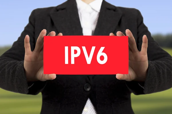 IPv6 (Protocolo Internet versão 6 ) — Fotografia de Stock