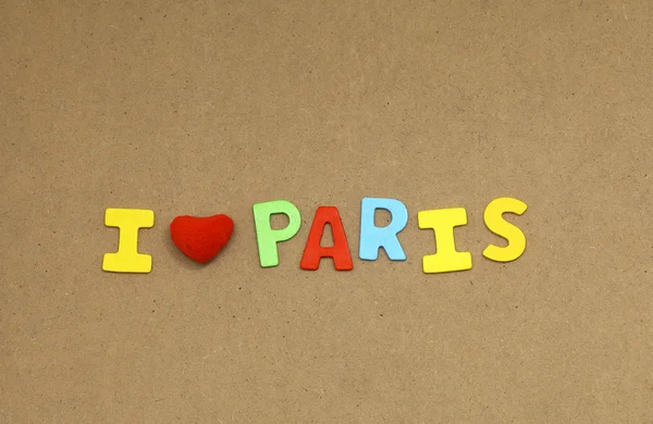 Adoro Paris. — Fotografia de Stock