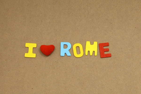 I love rome — Stock Photo, Image