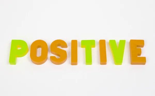 Word positive on white background — Stock Photo, Image