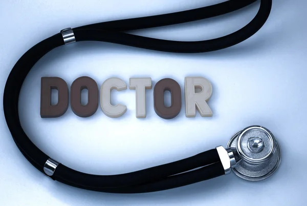 Läkare ord på tavlan — Stockfoto