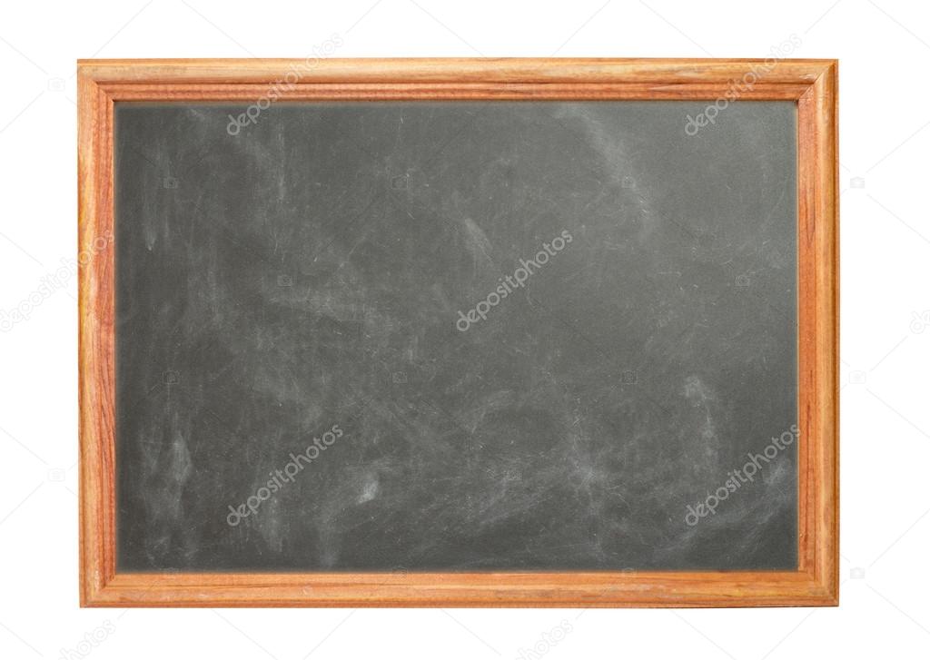 Empty blackboard closeup unprinted, ready to write a new teaching material
