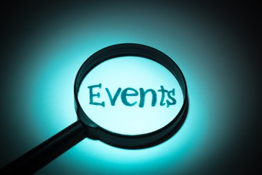 Kavram arama Büyüteç Büyüteç events düğmesini