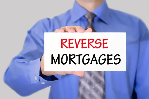 Word reverse mortgages — Stock Fotó