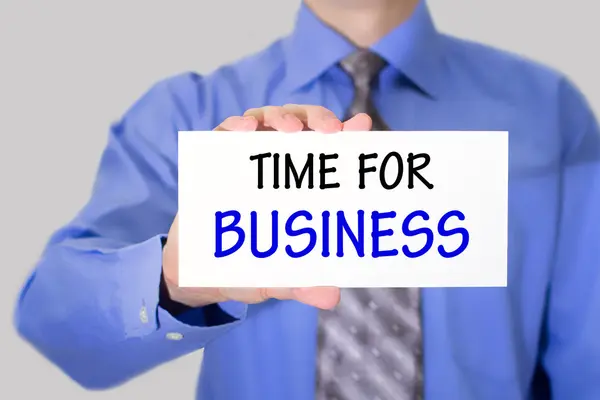 Time for business — Stock Photo, Image