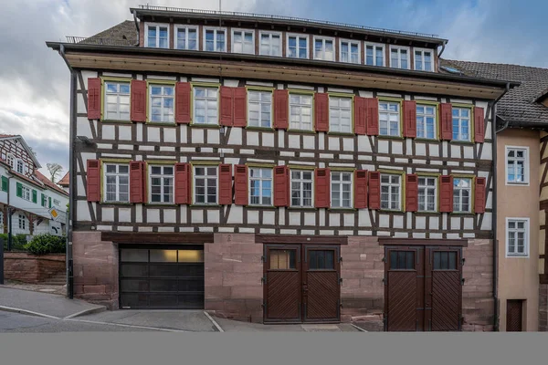 Ausflug Südwestdeutschland Altes Mittelalterliches Fachwerkhaus — Stockfoto
