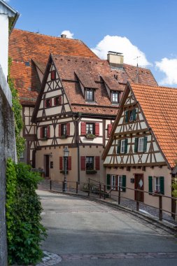 Güney Batı Almanya 'da bir gezi. Kara Orman' da yarım ahşap ev mimarisi.