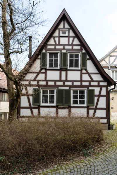 Day Trips South Germany Beautiful Small Half Timbered House — Stock Photo, Image