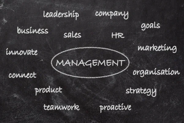 Blackboard - Management — Stock Photo, Image