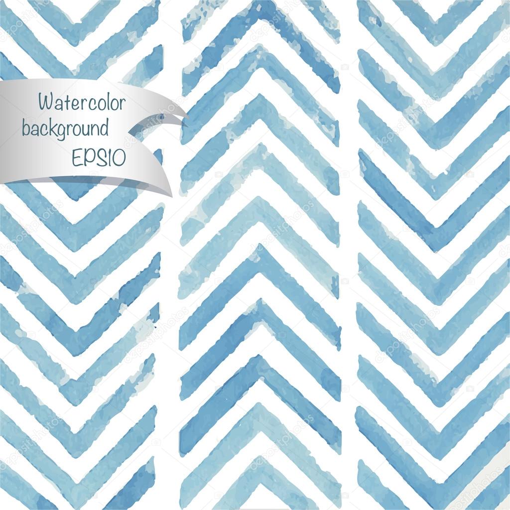 Watercolor striped background