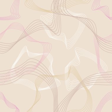 Dalgalı çizgilerle soyut arkaplan