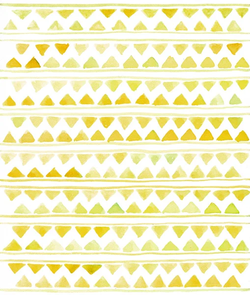 Acquerello giallo striato sfondo — Foto Stock