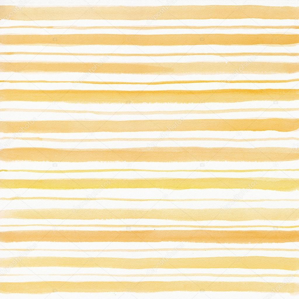 Watercolor yellow striped background Stock Photo by ©Marfusha 112406946