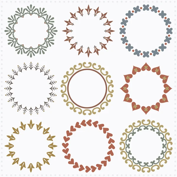 Original vintage frames — Stock Vector