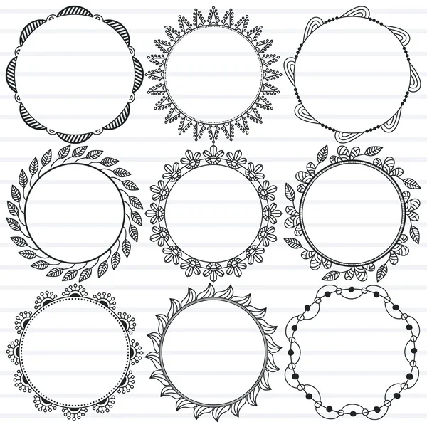 Original vintage frames — Stock Vector