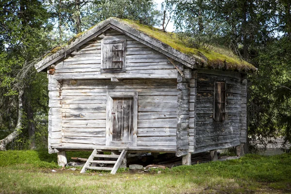 Picture Sami Buildings Sapmi Swedish Lapland — Stock Photo, Image