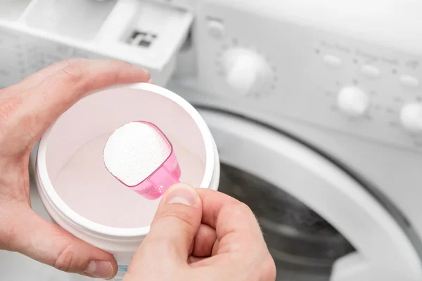 Powder bleach used for laundry — Stock Photo, Image