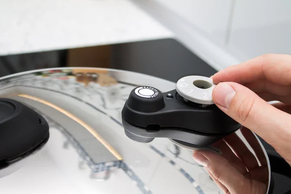 Yüksek basınç alüminyum emniyet kapak ile pot pişirme