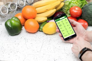Smartphone kalori sayma.