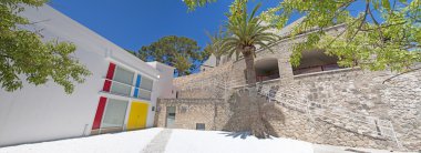 Mallorca, Balear Adaları, İspanya: Studio Sert, Joan Miro (1893-1983) şimdi parçası Pilar ve Joan Miro Vakfı, Palma de Mallorca'da İspanyol sanatçının çalışmalarını adanmış Müzesi ana stüdyo dış