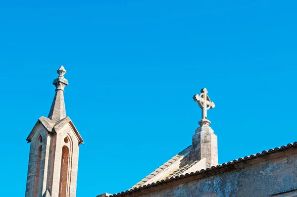 Mallorca, Balearerna, Spanien: Detaljer av församlingkyrkan av transfigurationen av Herren i den odl staden Arta — Stockfoto