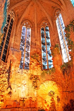 Mallorca, Balear Adaları, İspanya: Katedrali, Santa Maria ve La Seu, Palma de Mallorca Gotik Roman Katolik Katedrali bilinen Palma, iç 