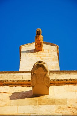 Menorca, Balear Adaları, İspanya: canavar Ciutadella Katedrali Basilica üzerinde 