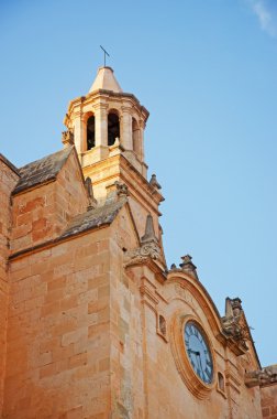 Menorca, Balear Adaları, İspanya: Ciutadella El Roser kilisede ayrıntılarını