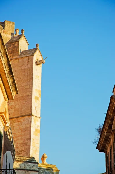 Menorca, Balearerna, Spanien: gargoyle på den katedralen Basilica Ciutadella — Stockfoto
