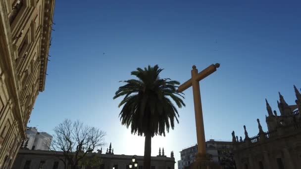 Sevilla, Andalucía, España - 14 de abril de 2016: Plaza de España — Vídeo de stock