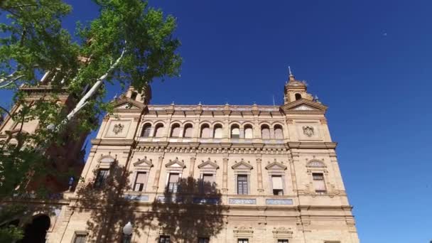 Sevilla, Andalucía, España - 14 de abril de 2016: Plaza de España — Vídeos de Stock