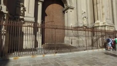 Granada, Endülüs, İspanya - 15 Nisan 2016: Granada Katedrali (Ultra Yüksek Tanımlı, Ultrahd, Ultra Hd, Uhd, 4k, 2160p, 3840x2160)