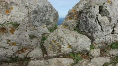 Cebelitarık, İngiltere, Endülüs, İspanya - 16 Nisan 2016: Cebelitarık, Cape 