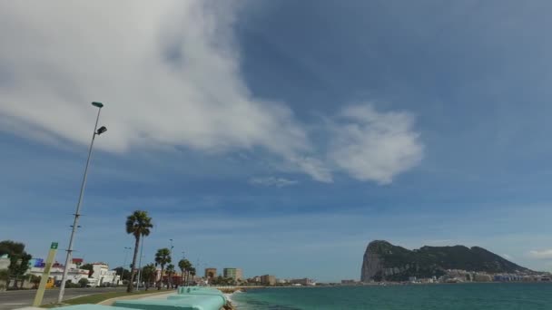 Gibraltar, Reino Unido, Andaluzia, Espanha - 16 de abril de 2016: Cabo de Gibraltar — Vídeo de Stock