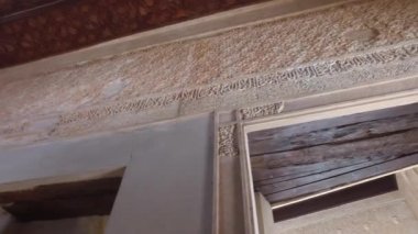 Granada, Endülüs, İspanya - 17 Nisan 2016: Alhambra palace ve Granada içinde yer alan kale karmaşık