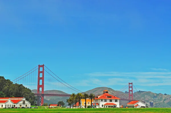San Francisco, Kalifornie, Usa: výhled na Golden Gate Bridge — Stock fotografie