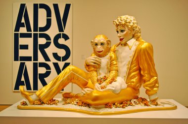 San Francisco: iş Michael Jackson ve kabarcıklar tarafından Jeff Koons Moma Müzesi, Modern Sanat Müzesi'nde