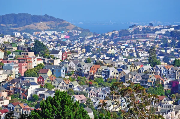 San Francisco, California, ABD: manzarası ve panoramik Buena Vista parkı çevreleyen Buena Vista mahalle