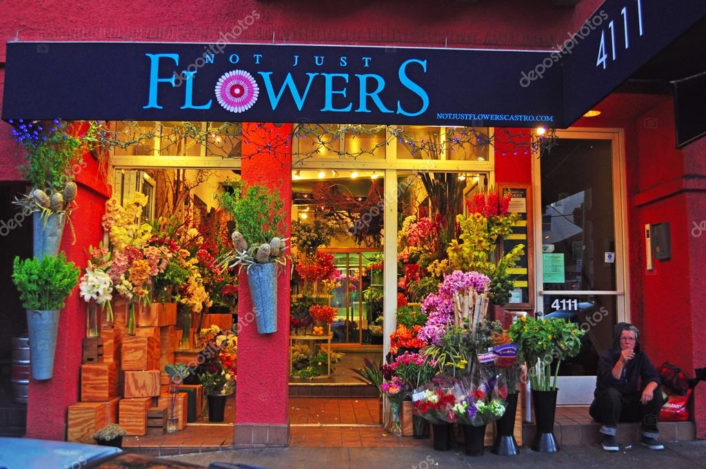 San Francisco, California una floristería en el Distrito Castro, uno